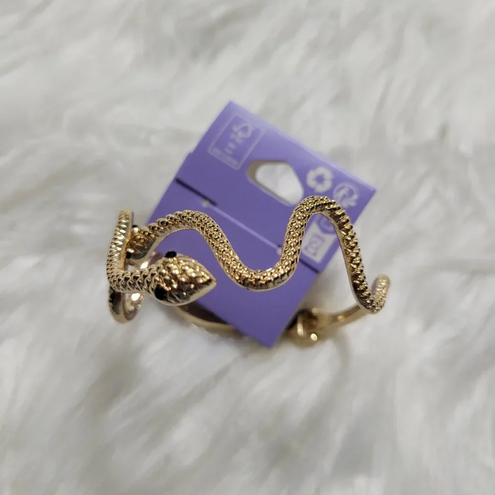 Claire's Snake Hinged Bracelet